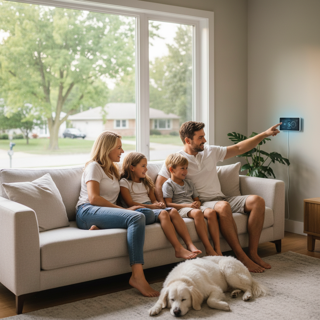 thermostat setting summer Elyria Ohio
